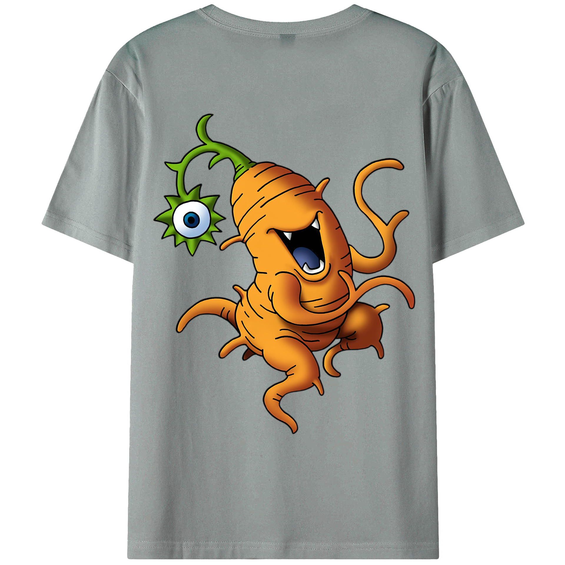 （画像用） ドラゴンクエスト Doragon Kuesuto Dragon Quest 綿100％ メンズ半袖Tシャツ（バックプリント） 通気性